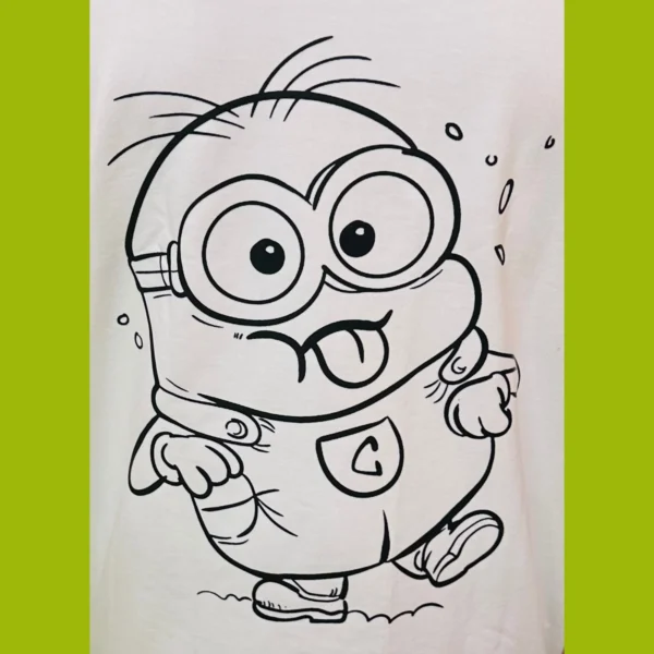 34_Men’s Minions White Oversized T-Shirt. Elevate Your Style With This Must-Have Trendy Tee (4) Men’s Minions White Oversized T-Shirt