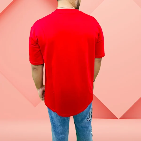 7_Boston All States Men’s Red Oversized T-Shirt. Classic Red Tee For Everlasting Style (4) Boston All States Men’s Red Oversized T-Shirt