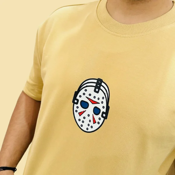 Men's Warm Beige Graphic Oversized T-Shirt Men's Warm Beige Graphic Oversized T-Shirt