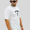 White Team League Oversized T-Shirt for Men