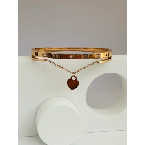 Styish Heart charm bracelet/bangle for women