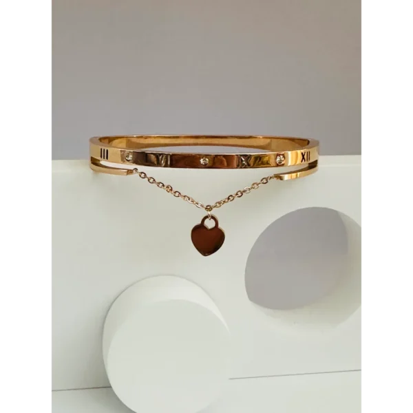 Styish Heart charm bracelet/bangle for women