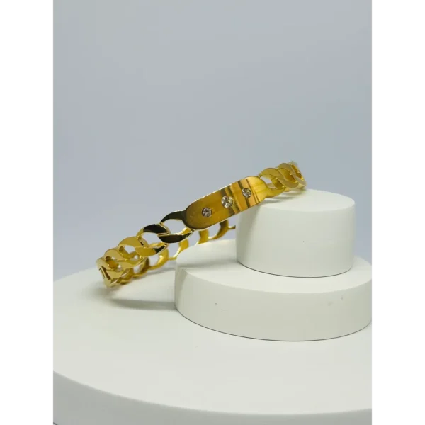 Cuban Link gold bracelet/bangle for women