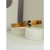 Elegant Gold-Plated Love Bangle